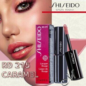 SHISEIDO Lacquer Rouge Lip Gloss* ~ RD 215 CARAMEL (Pink Praline) NIB 6ml